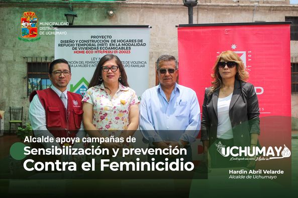 ALCALDE APOYA CAMPAÑAS DE SENSIBILIZACION DE PREVENCION DEL FEMINICIO EN EL DISTRITO