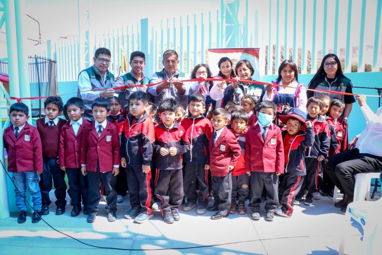 Inauguración de la Institución Educativa Inicial Uchumayo.