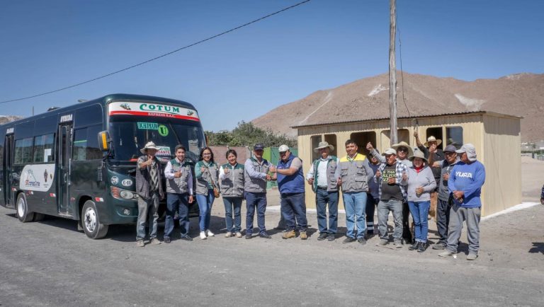 Verificación de los paraderos o terminales en el distrito de Uchumayo