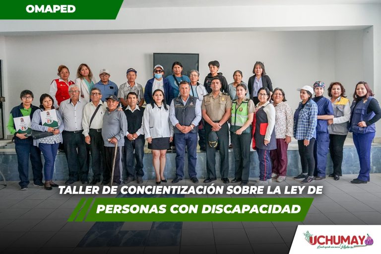 SE DESARROLLÓ EL TALLER DE CONCIENTIZACIÓN SOBRE LA LEY DE PERSONAS CON DISCAPACIDAD