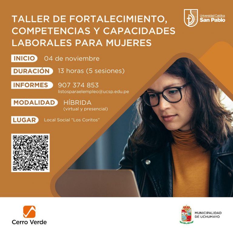 ¡Empoderamiento y oportunidades para las mujeres del distrito de Uchumayo con carga familiar!