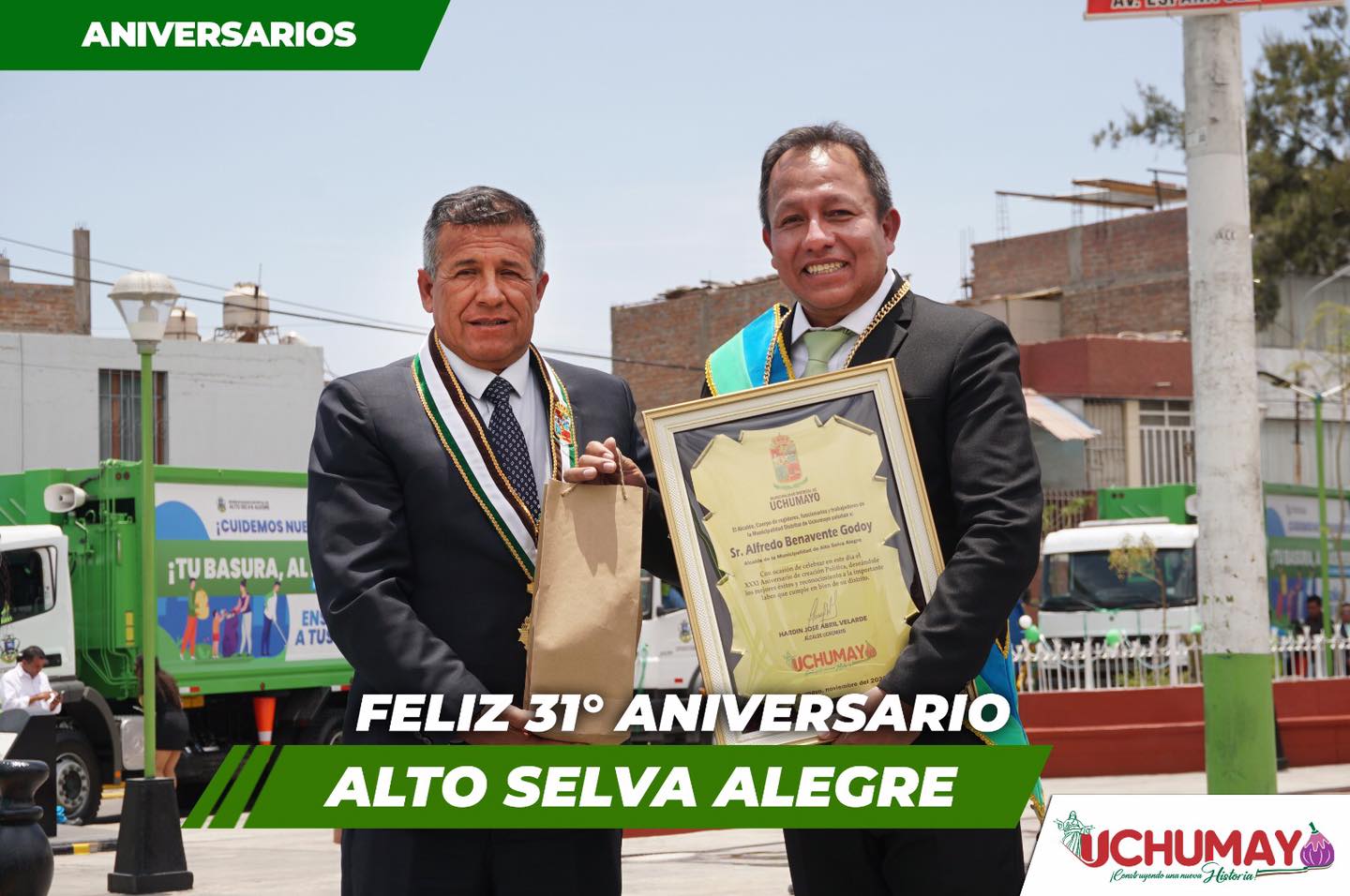 Sesión solemne por el 31 Aniversario del Distrito de Alto Selva Alegre