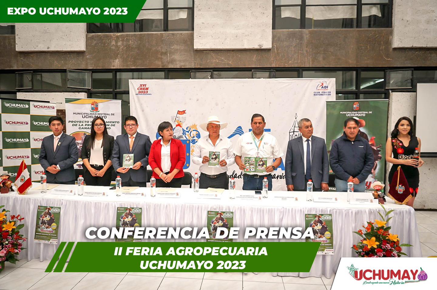 Conferencia de prensa II Feria Agropecuaria Regional Uchumayo 2023 “Expo Uchumayo”