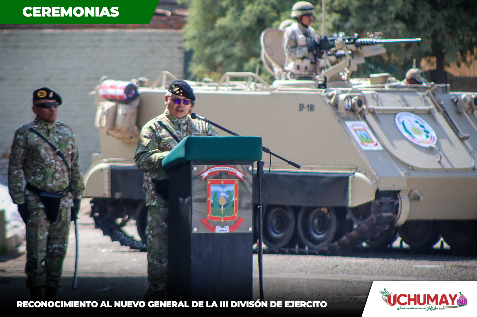 Nuevo Comandante General de la Tercera División de Ejército de Arequipa!