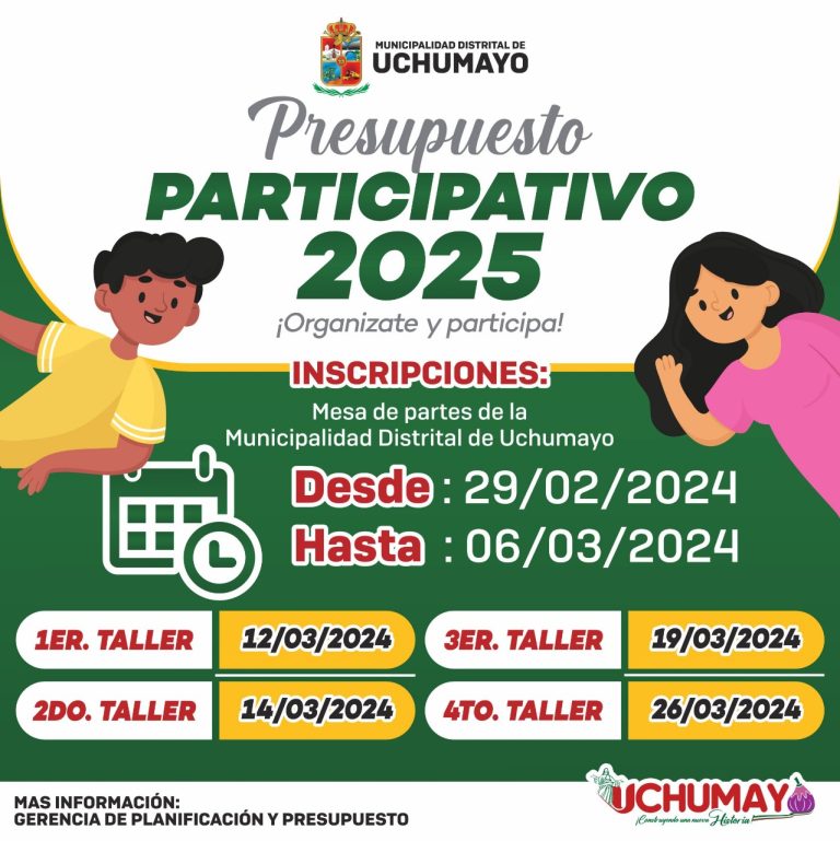 ¡Presupuesto Participativo 2025! 