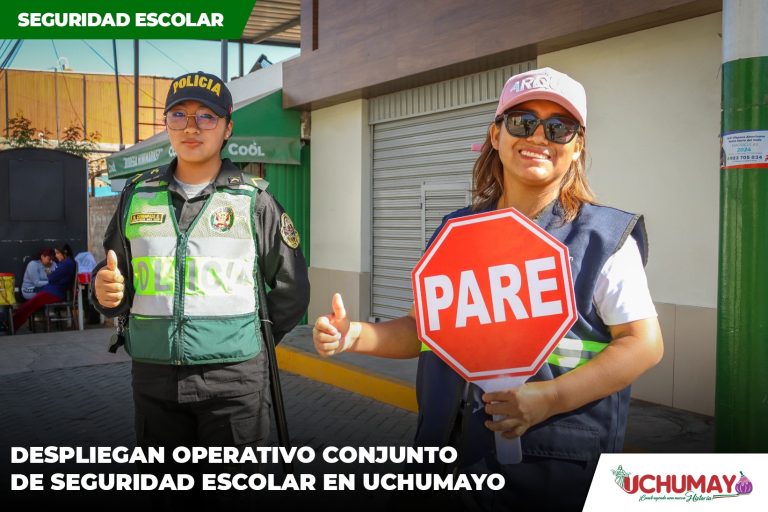 ¡Por un ambiente escolar más seguro en #Uchumayo!