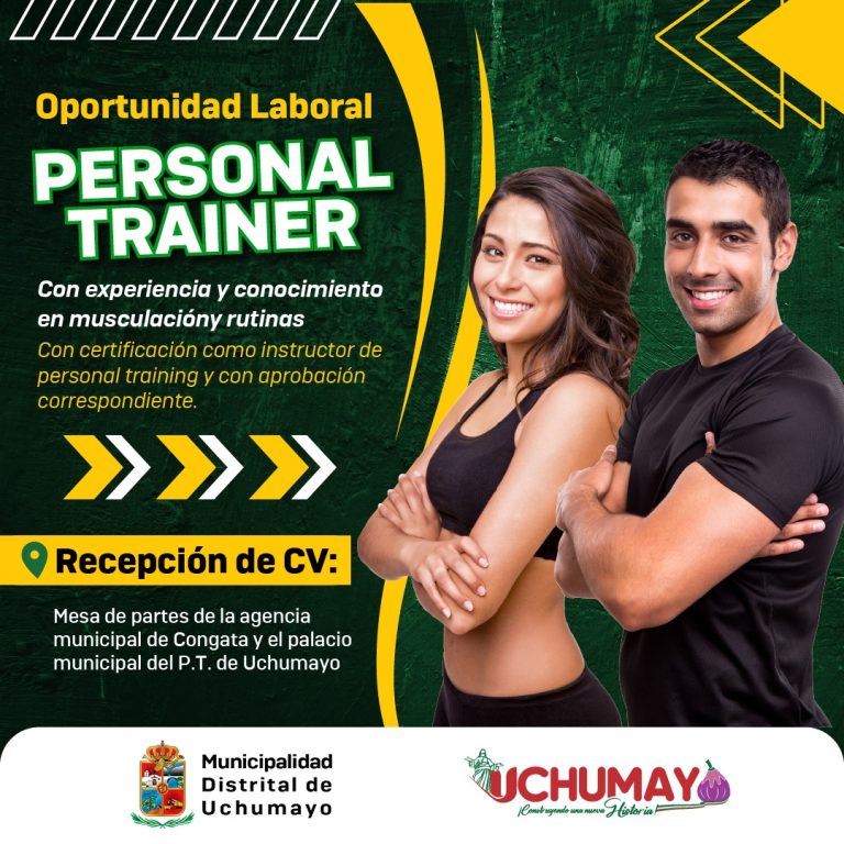 ¡Participa de esta convocatoria laboral!