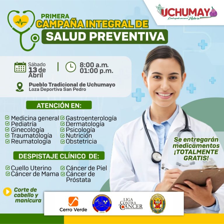 ¡Aprovecha la campaña de salud gratuita!