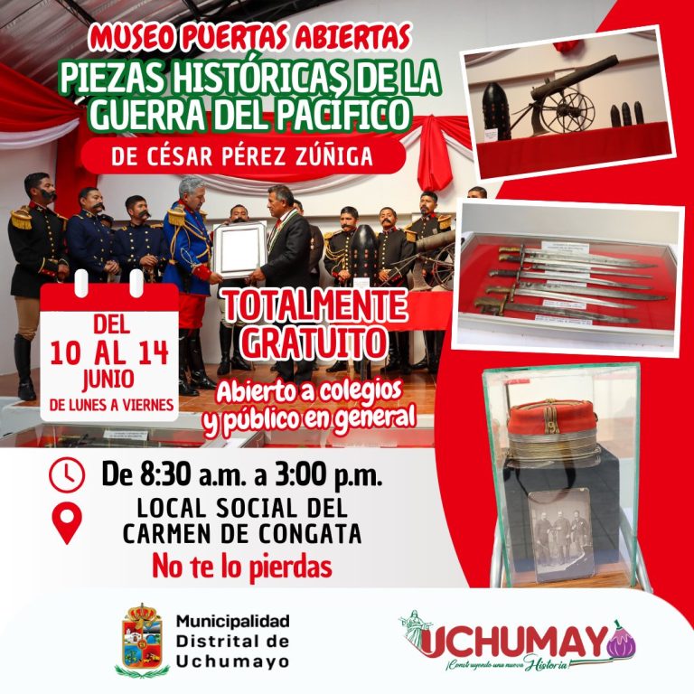 ¡Museo de Piezas Históricas de la Guerra del Pacífico!