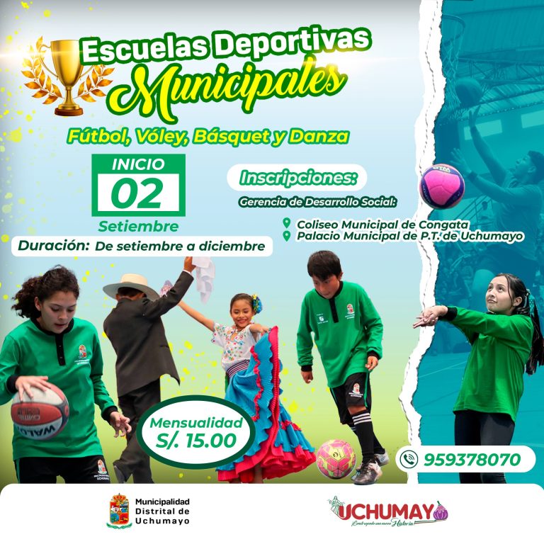 ¡Inscripciones abiertas para las Escuelas Deportivas Municipales!