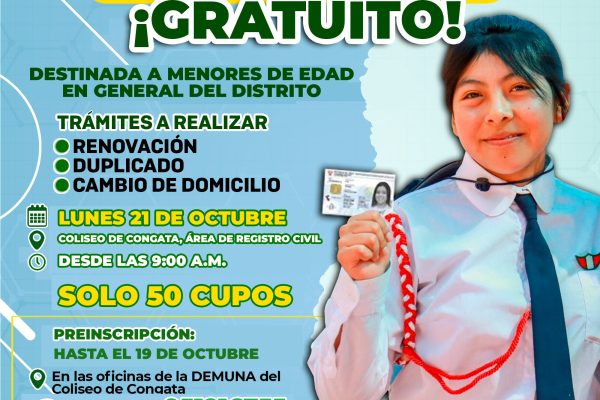 ¡7ma Campaña de DNI Electrónico Gratuito!