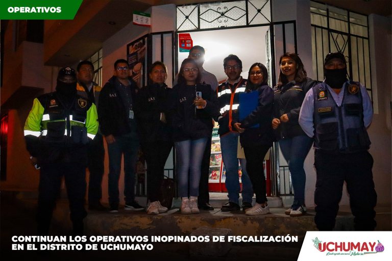 ¡Continúan los operativos!