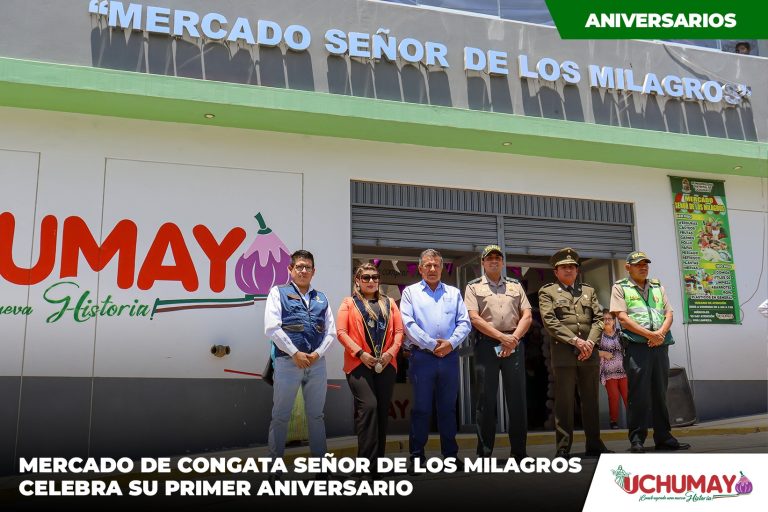 ¡Feliz Primer Aniversario Mercado de Congata Señor de los Milagros!