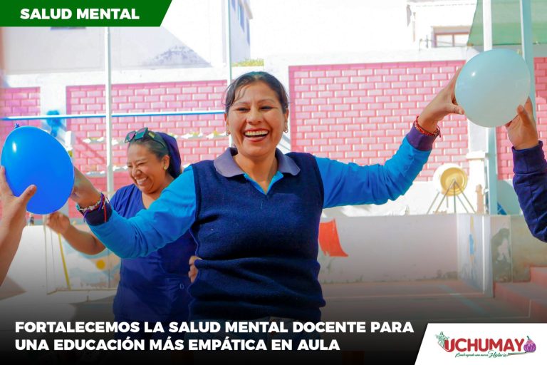 ¡Promovemos el bienestar mental en los docentes!