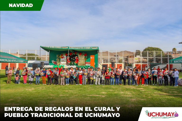 Celebrando la Navidad con los niños de Uchumayo