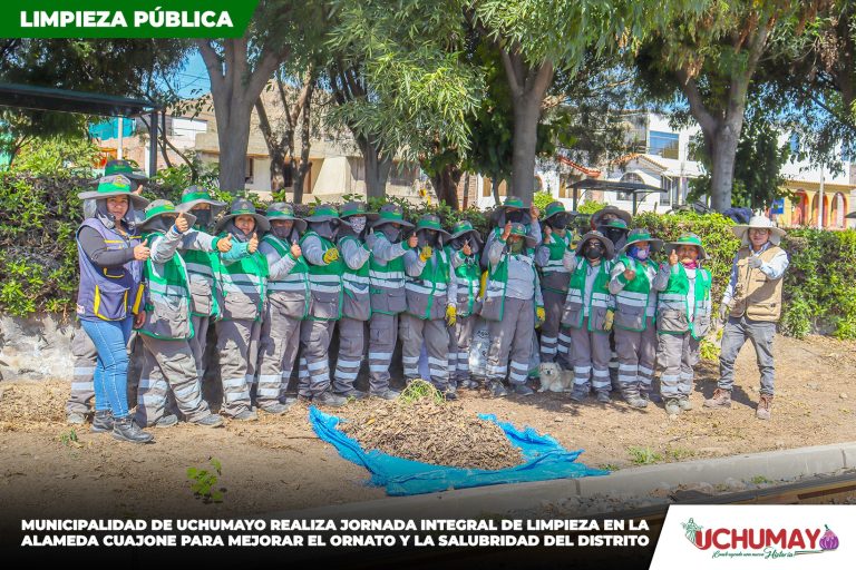 EnUchumayoNoParamos | ¡Distrito limpio y cuidado!