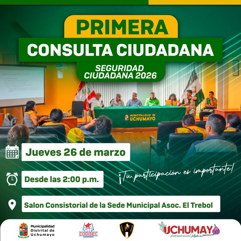 ¡Participa en la Primera Consulta Ciudadana de Seguridad 2026!